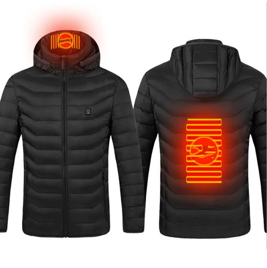 New Heated Jacket Coat USB Electric Jacket Cotton