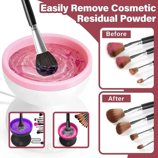 Electric Makeup Brush Cleaner Machine Portable